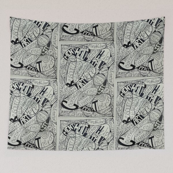 Item preview, Zen Mental Health Words designed and sold by Court-Created.