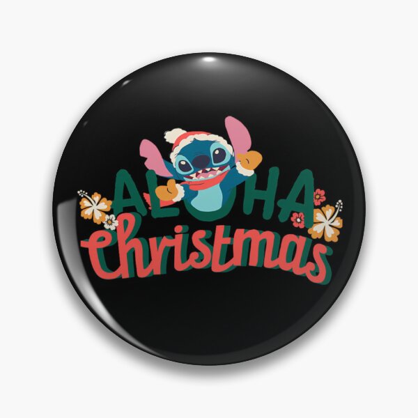 Item preview, Stitch Smiling Aloha Christmas designed and sold by Hadley Murphy.