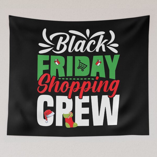 Item preview, Friday Holiday Happy Christmas Funny Black 2025 Sale Shopping designed and sold by Kraigsarina.