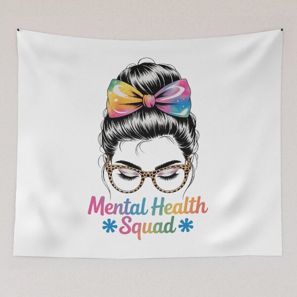 Item preview, Mental Health Squad Brain Illness Mental Health Awareness designed and sold by HellD3vil-Art.
