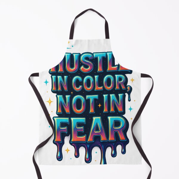 Item preview, Hustle in Color, Not in Fear – Chrome Drip Motivation designed and sold by Savannarojas.