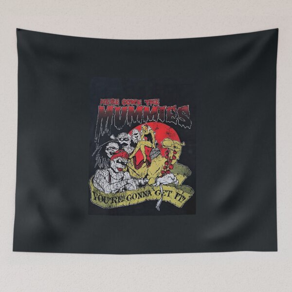 Item preview, The Mummies Retro Horror Rock Art Vintage Style designed and sold by donestufosaf.