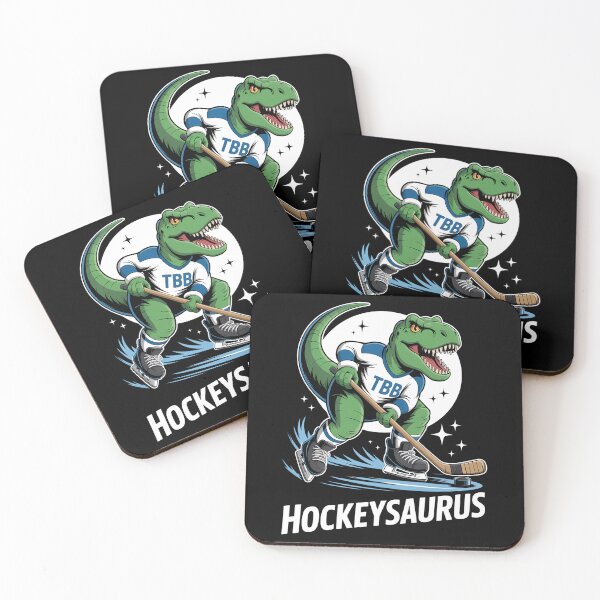 Item preview, Hockeysaurus Dinosaur Hockey Kids Hockey Boy designed and sold by Moon-Ape.