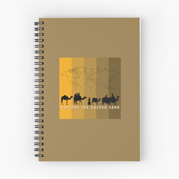 Item preview, ​Ancient Silk Road Caravan - Explore The Golden Sand Vintage Map Art designed and sold by Akarshani  Rumeshika.