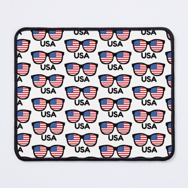 Item preview, USA Glasses with Text | American Flag Sunglasses Design designed and sold by wackyartwork.