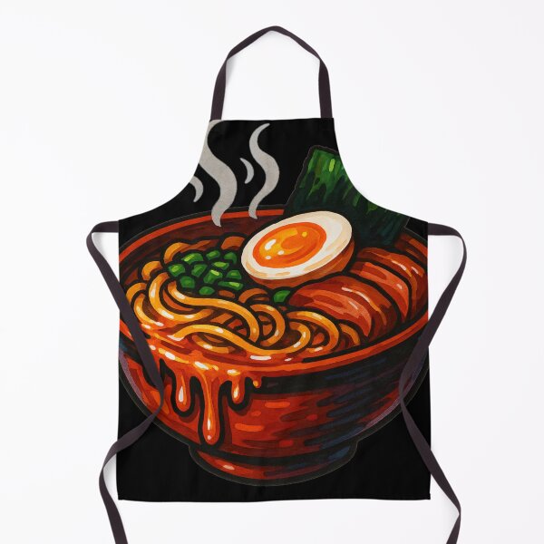 Item preview, Cozy Food Lust – Steaming Tonkotsu Ramen Bowl – Gift for Noodle Lovers – Bold Marker Art • Warm Comfort Style designed and sold by JacobKAurumhead.