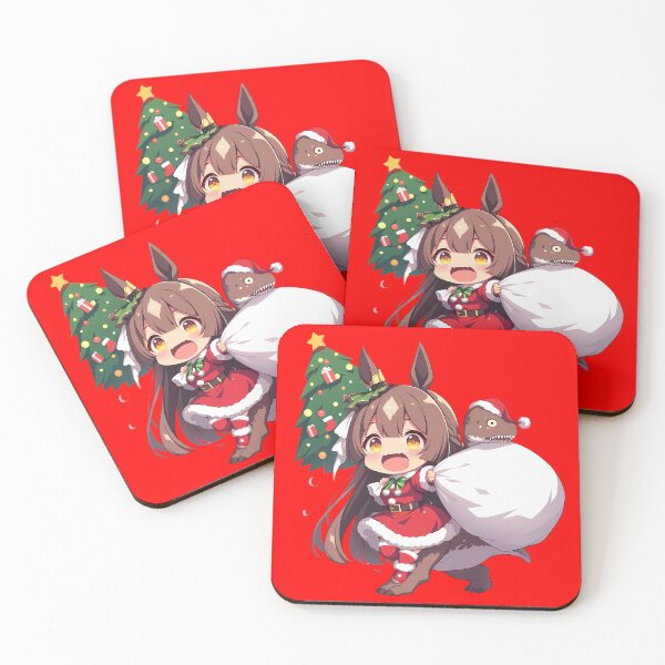 Item preview, Satono Diamond Riding Festive Dinosaur Uma Musume Pretty Derby Anime Chibi designed and sold by TorbenKuhano.