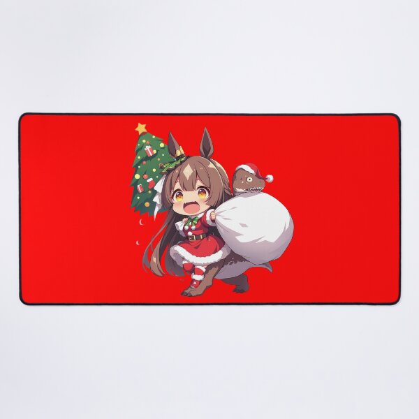 Item preview, Satono Diamond Riding Festive Dinosaur Uma Musume Pretty Derby Anime Chibi designed and sold by TorbenKuhano.