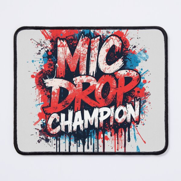 Item preview, Mic Drop Champion designed and sold by ConfuseLab Shop.