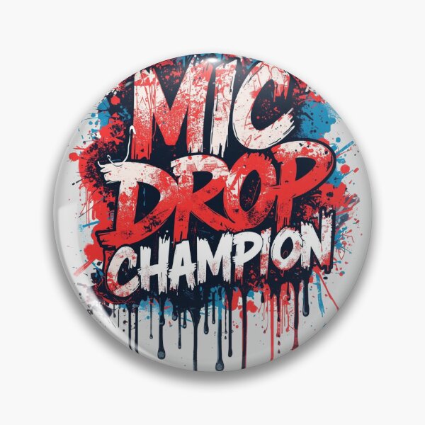 Item preview, Mic Drop Champion designed and sold by ConfuseLab Shop.