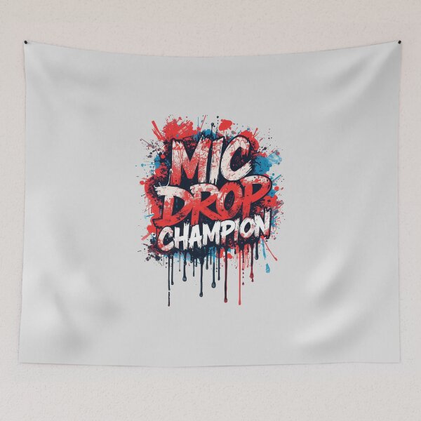 Item preview, Mic Drop Champion designed and sold by ConfuseLab Shop.