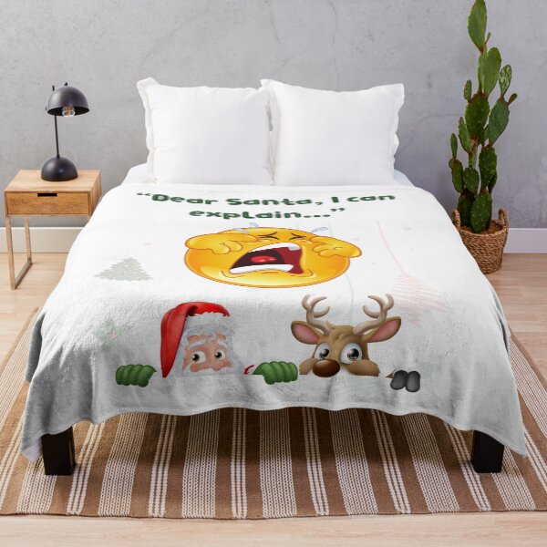 Item preview, Dear Santa, I Can Explain…  Funny Christmas Emoji Design designed and sold by FLOOVOStudio.