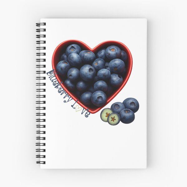 Item preview, Photorealistic Blueberry Heart Fruitcore Design designed and sold by CottonandQuill.