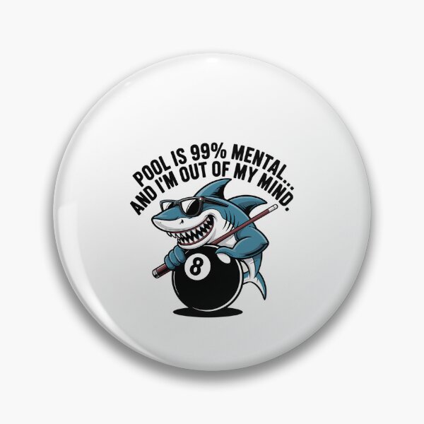 Item preview, Pool Is 99 Mental And I'M Out Of My Mind Funny Pool Players  Billiards Gift  designed and sold by NathanSee34.