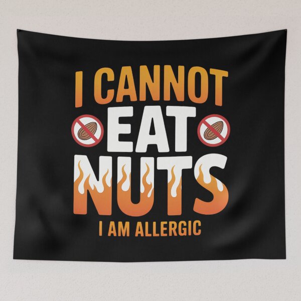 Item preview, I Cannot Eat Nuts I'm Allergic designed and sold by Moon-Ape.