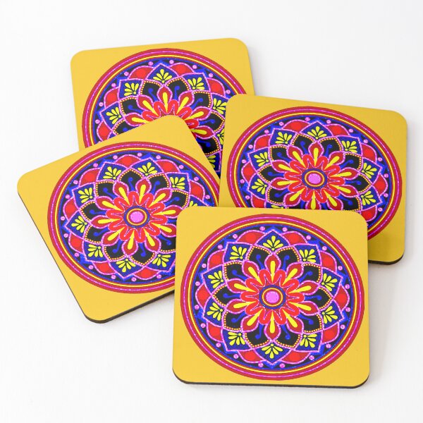Item preview, Folk Art Mandala designed and sold by ViaARTfactory.