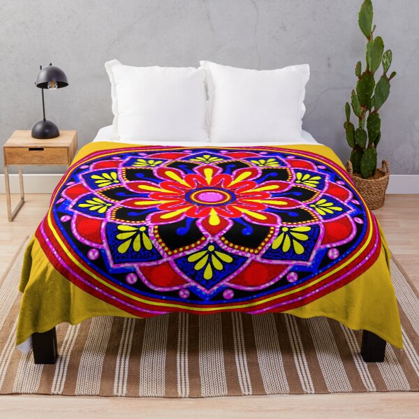 Item preview, Folk Art Mandala designed and sold by ViaARTfactory.