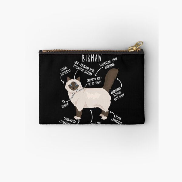 Item preview, Chocolate Point Birman Cat Anatomy designed and sold by Clara Hollins.