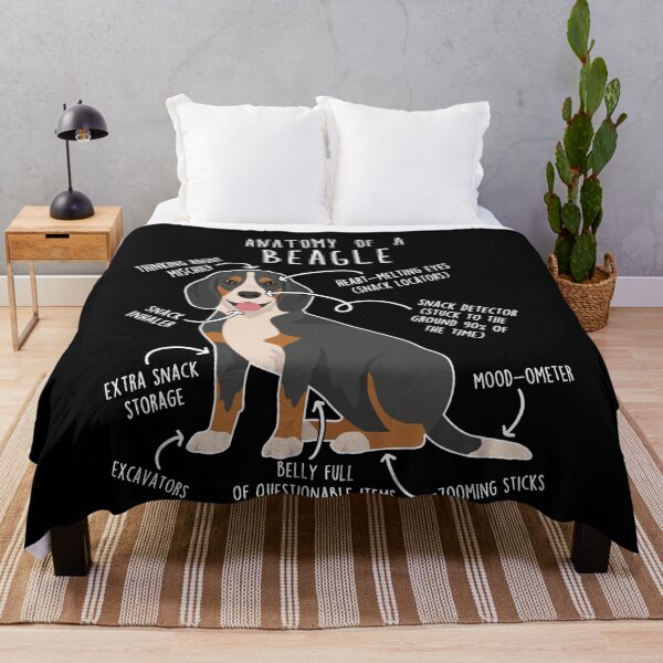 Item preview, Blue Tick Beagle Dog Anatomy designed and sold by Clara Hollins.