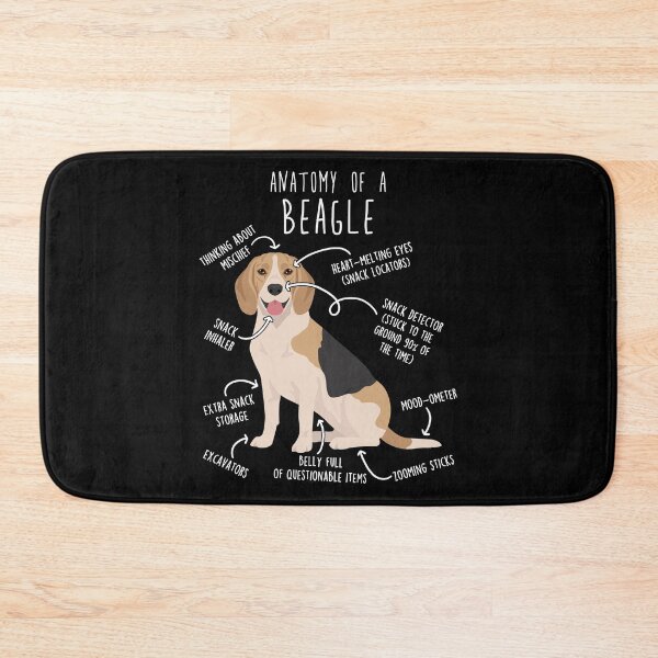 Artikelvorschau, Anatomie des Beagle-Hundes (Fawn) entworfen und verkauft von Clara Hollins.