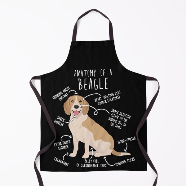 Item preview, Lemon Beagle Dog Anatomy designed and sold by Clara Hollins.