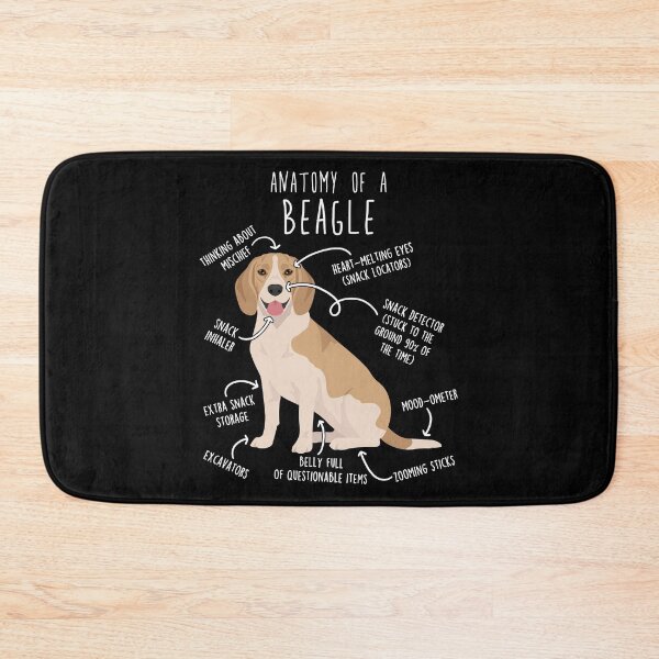 Artikelvorschau, Anatomie des Lemon Beagle Hundes entworfen und verkauft von Clara Hollins.