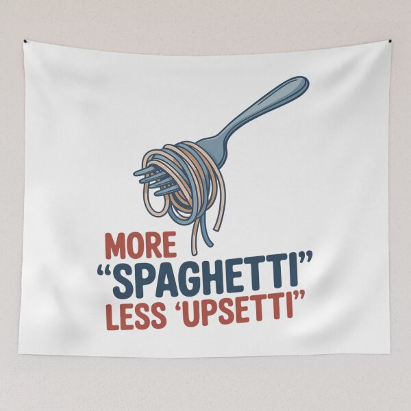 Item preview, More Spagetti Less Upsetti Foodie Spaghetti designed and sold by HellD3vil-Art.