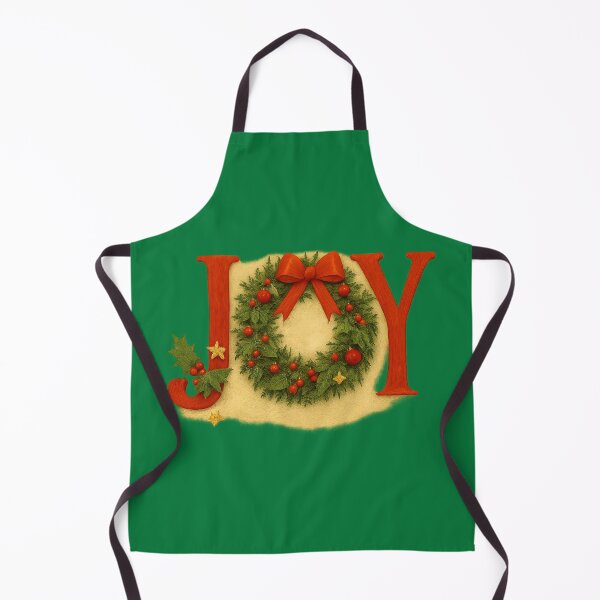 Item preview, JOY – Festive Christmas Typography with Wreath and Holiday Detail designed and sold by TheJoyfulPen.