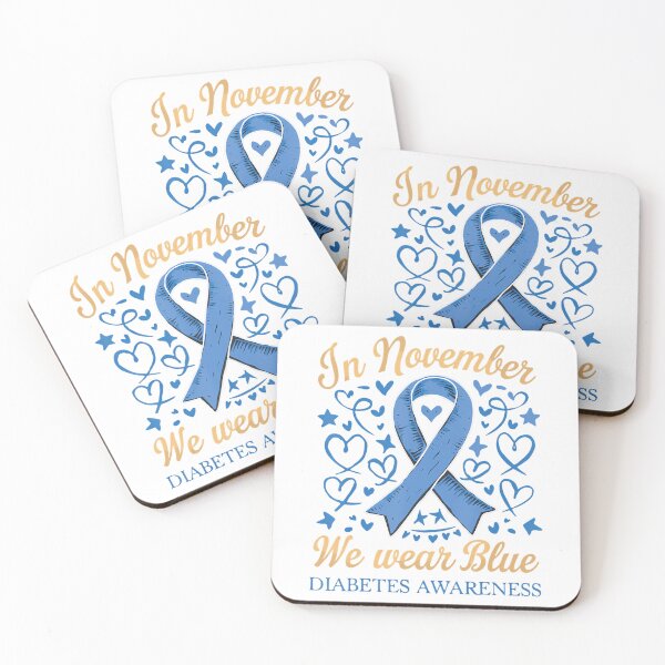 Item preview, Style Month Bow Vintage November Blue Support Quote designed and sold by Williammarger.