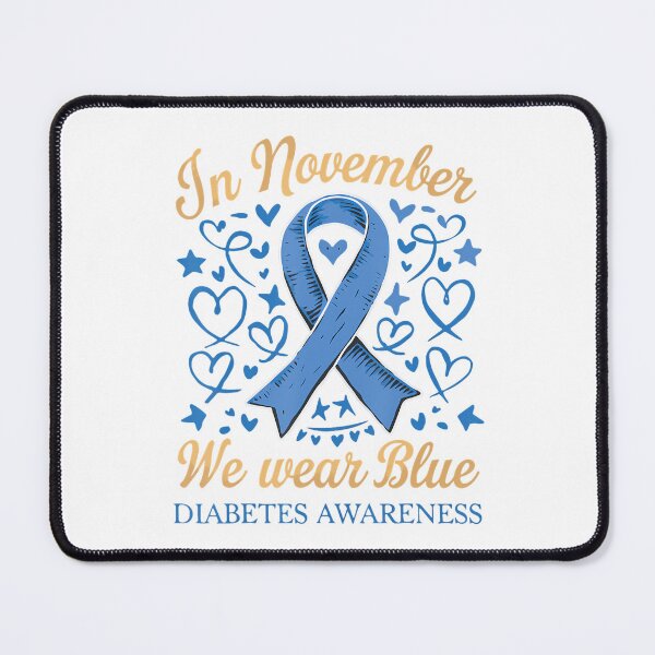 Item preview, Style Month Bow Vintage November Blue Support Quote designed and sold by Williammarger.