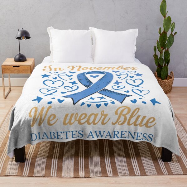 Item preview, Style Month Bow Vintage November Blue Support Quote designed and sold by Williammarger.