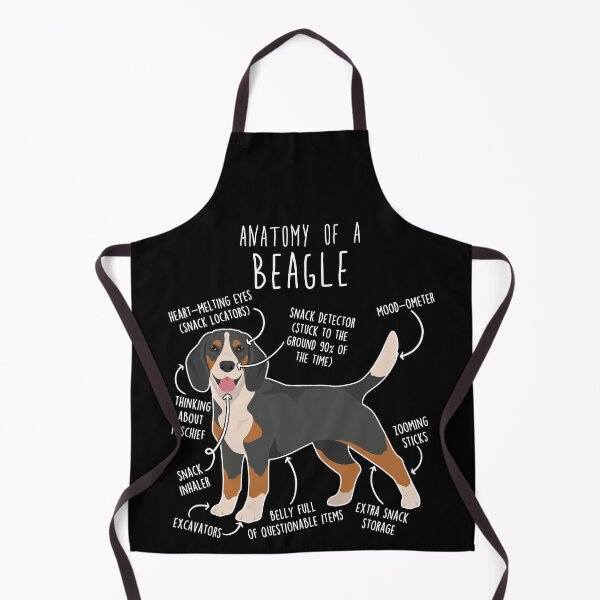 Item preview, Blue Tick Beagle Dog Anatomy designed and sold by Clara Hollins.