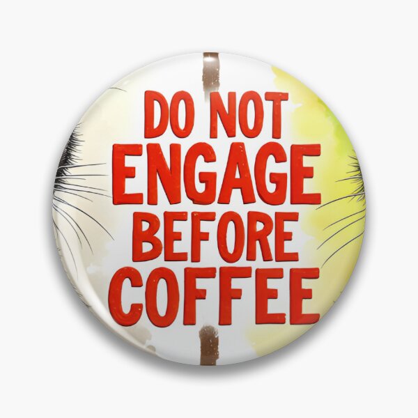 Item preview, Pre-Coffee Post-Coffee Sarcastic Warning Gift designed and sold by Atouke.