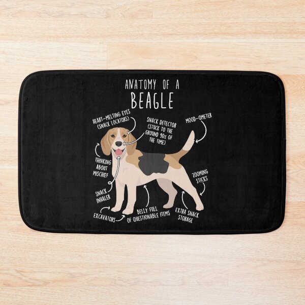 Artikelvorschau, Anatomie des Beagle-Hundes (Fawn) entworfen und verkauft von Clara Hollins.
