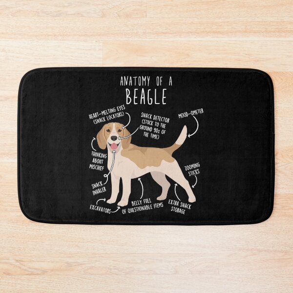 Artikelvorschau, Anatomie des Lemon Beagle Hundes entworfen und verkauft von Clara Hollins.