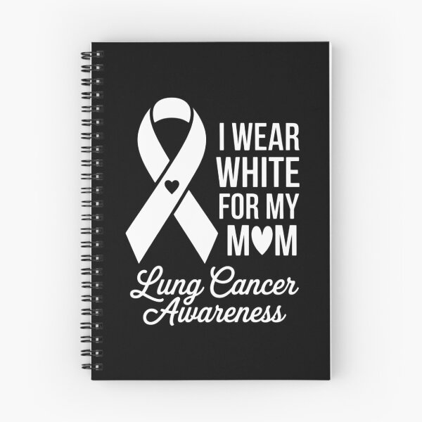 Item preview, I Wear White For Lung Cancer Awareness White Ribbon designed and sold by Moon-Ape.