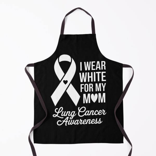 Item preview, I Wear White For Lung Cancer Awareness White Ribbon designed and sold by Moon-Ape.