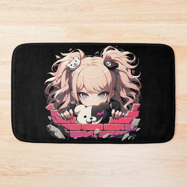 Item preview, Junko Enoshima Peeking Danganronpa Anime Girl Iconic Twin Tail Chaos designed and sold by TorbenKuhano.
