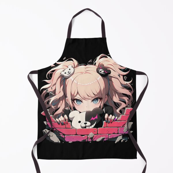 Item preview, Junko Enoshima Peeking Danganronpa Anime Girl Iconic Twin Tail Chaos designed and sold by TorbenKuhano.