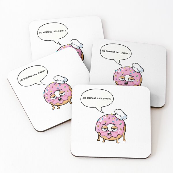 Item preview, Tired Donut Chef Meme Sticker - "Did Someone Call Donut?" Funny Food Worker Sticker designed and sold by Wat da shop?.