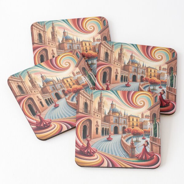 Item preview, cityscape of Seville,  designed and sold by Lilashakti ⭐️ ⭐️ ⭐️ ⭐️ ⭐️.