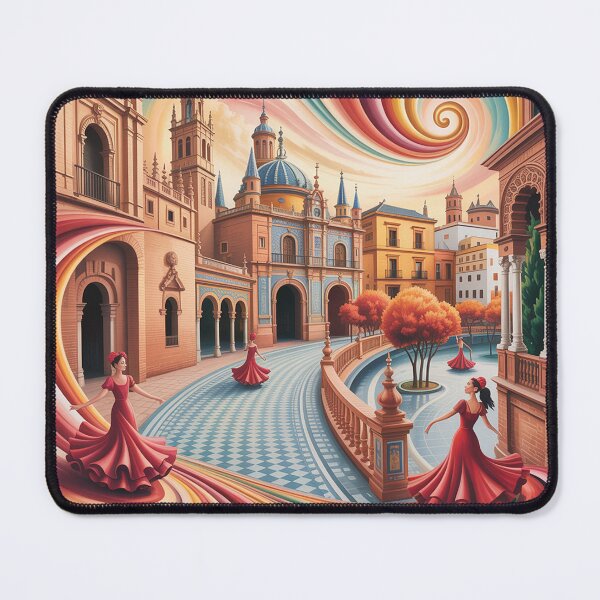 Item preview, cityscape of Seville, designed and sold by Lilashakti ⭐️ ⭐️ ⭐️ ⭐️ ⭐️.