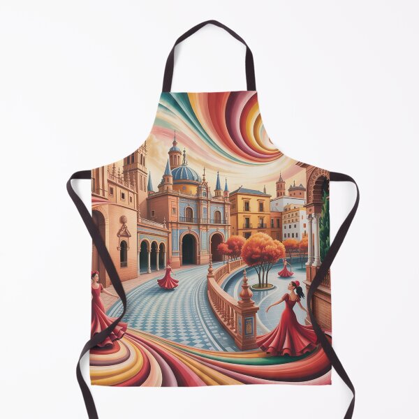 Item preview, cityscape of Seville, designed and sold by Lilashakti ⭐️ ⭐️ ⭐️ ⭐️ ⭐️.