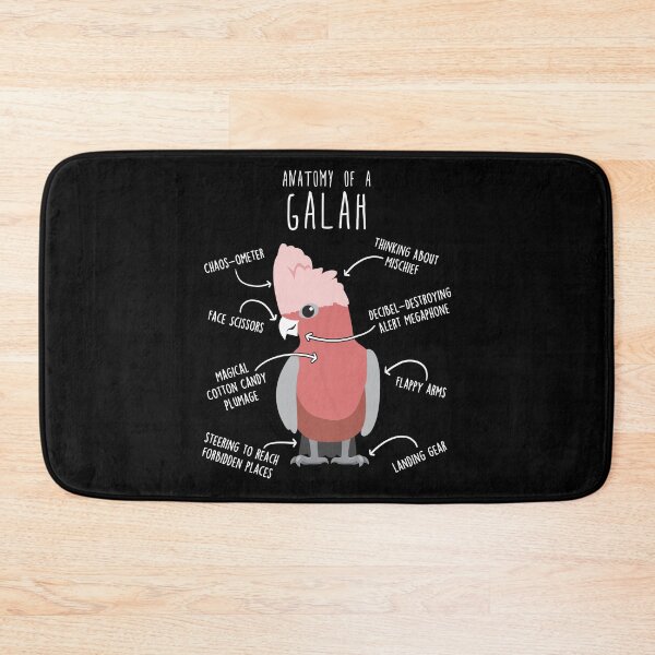 Item preview, Galah Cockatoo Anatomy designed and sold by Clara Hollins.