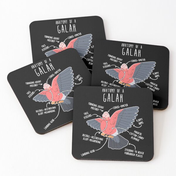 Item preview, Galah Cockatoo Anatomy designed and sold by Clara Hollins.