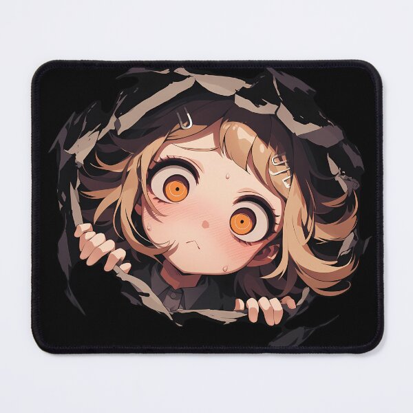 Item preview, Chihiro Fujisaki Peeking Danganronpa Anime Girl Shy Genius Moment designed and sold by TorbenKuhano.