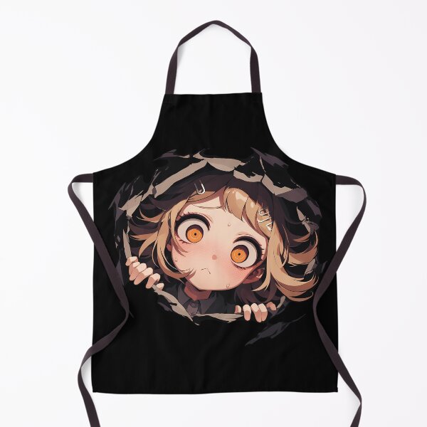 Item preview, Chihiro Fujisaki Peeking Danganronpa Anime Girl Shy Genius Moment designed and sold by TorbenKuhano.