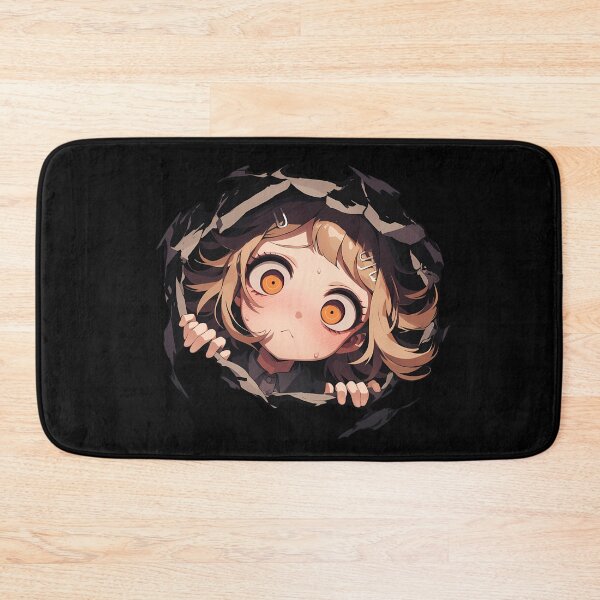 Item preview, Chihiro Fujisaki Peeking Danganronpa Anime Girl Shy Genius Moment designed and sold by TorbenKuhano.
