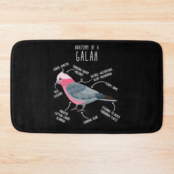 Item preview, Galah Cockatoo Anatomy designed and sold by Clara Hollins.