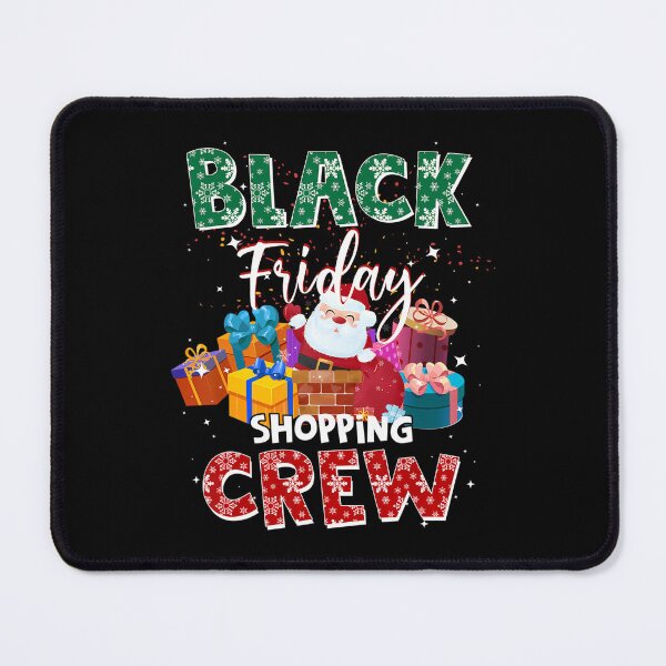 Item preview, Happy Funny Shopping Holiday Christmas 2025 Friday Sale Black designed and sold by Kraigsarina.